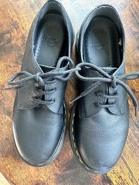 Dr. Martens 1461 Black Leather Oxford Shoes Size 7